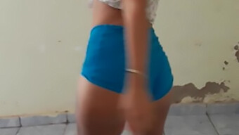 Hot And Spicy Young Latina Dancing Seductively