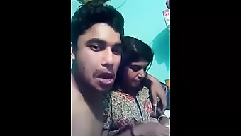 Amazing Homemade Video Of Indian Milf And Stepson Enjoying Boob Sex