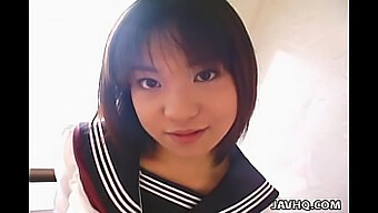 Uninhibited Japanese Teen Facialized